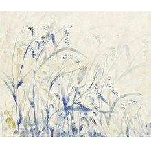 Illustratie van grassen op behang