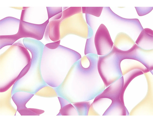 KOMAR Fotobehang vlies FLX7-006 Flowrider 350x250 cm Abstract patroon met organische vormen