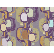 Patroon met gestileerde vormen en lijnen voor wanddecoratie