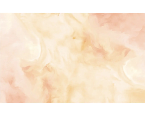 KOMAR Fotobehang vlies FLX8-001 Candy Peach 400x250 cm Abstracte achtergrond in aquarel look