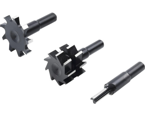 WOLFCRAFT Universele freesset, 4-delig