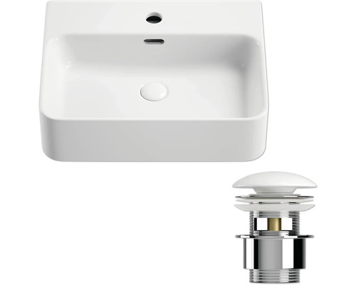 Wastafel met afvoergarnituur