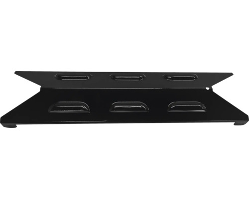 Metalen grillplaat met uitsparingen