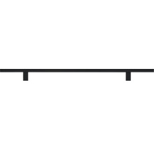 Zwarte tafel met tafelpoten