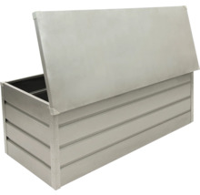 Geopende metalen opbergbox