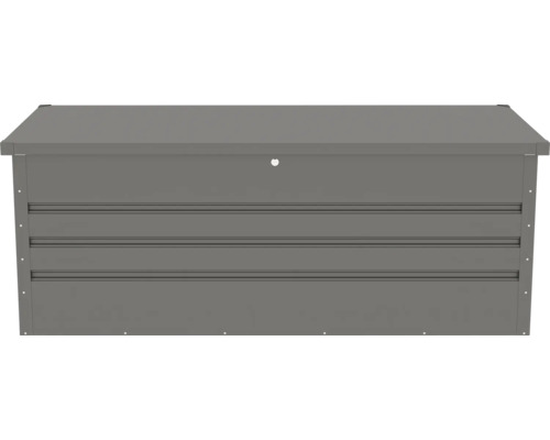 Metalen gereedschapskist met drie laden