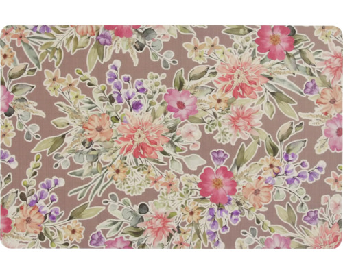 UNIQUE LIVING Placemat Flowers 43,5x28,5 cm taupe