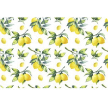 Patroon met citroenen en bladeren