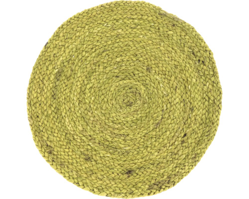 UNIQUE LIVING Placemat Rana ⌀40 cm moss green