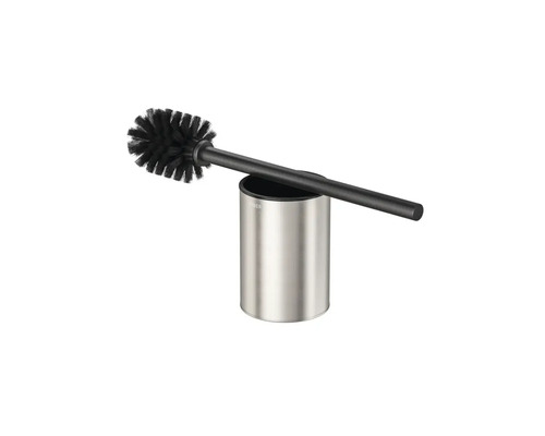 Toiletborstel met roestvrijstalen houder