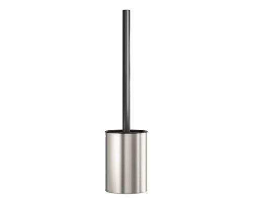 Toiletborstel met roestvrijstalen houder