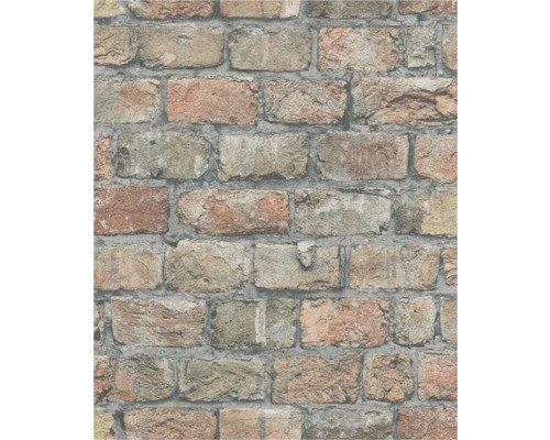 Behang met baksteenpatroon