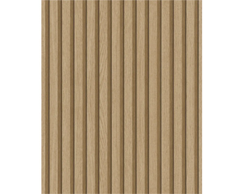 MARBURG Vliesbehang 97152 strepen bruin Decoratieve wandpanelen met houtlook