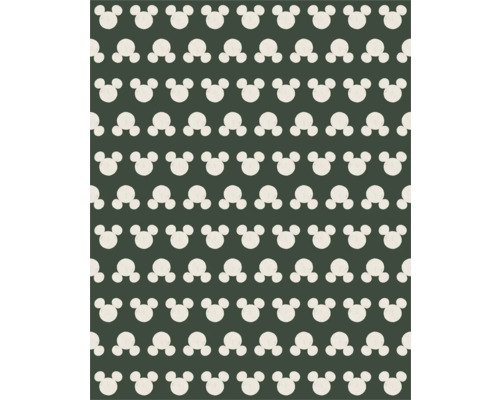 KOMAR Fotobehang vlies DX4-200 Disney Mickey Mouse Green Heads 200x250 cm Patroon met herhalende Mickey Mouse hoofden