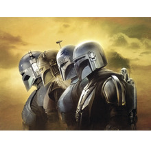 Schilderij van vier Mandalorians in harnas