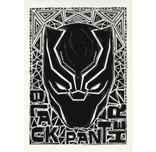 Black Panther masker grafische print voor wanddecoratie
