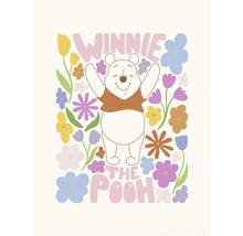 Illustratie van Winnie de Poeh met bloemen