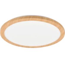 Plafondlamp met houten decor
