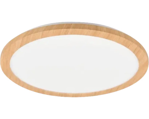 Plafondlamp met houten decor