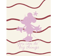 Illustratie met Minnie Mouse silhouet en de tekst You can do big things.