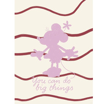 Grafiek met Minnie Mouse silhouet en de tekst You can do big things