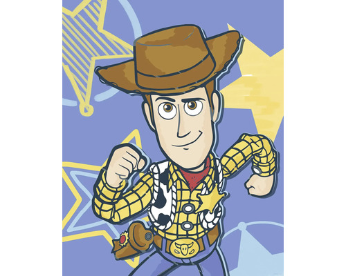 Illustratie van cowboy Woody uit Toy Story