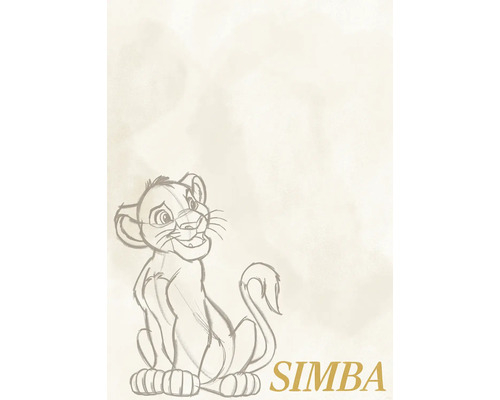 Schets van Simba, de Leeuwenkoning