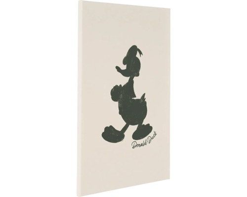 KOMAR Schilderij canvas Donald Duck silhouet disney-figuren 40x60 cm Donald Duck silhouet op canvas