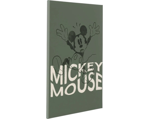 KOMAR Schilderij canvas Mickey Mouse disney-figuren 40x60 cm Mickey Mouse canvas schilderij voor wanddecoratie