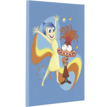 Canvas schilderij met een cartoon afbeelding van Vreugde en Bing Bong