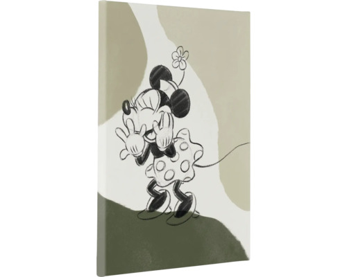 Canvas schilderij met Minnie Mouse motief