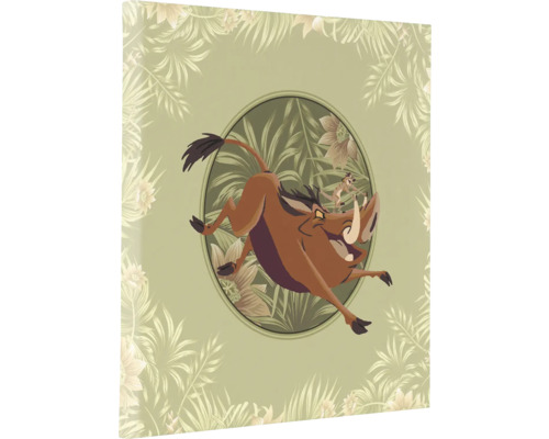 Muursticker met Pumbaa en Timon motief in jungle design