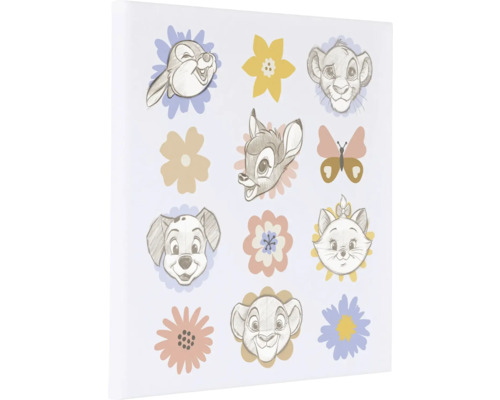 Disney wanddecoratie met dieren en bloemen
