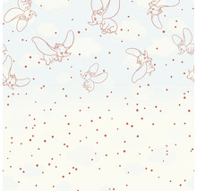 Behang met Dumbo olifanten en stippen