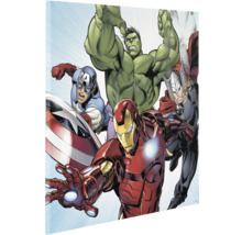 Avengers canvas schilderij met de superhelden Iron Man, Hulk, Thor en Captain America