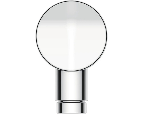 Ronde spiegel met metalen voet