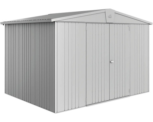 Metalen tuinhuis met dubbele deur