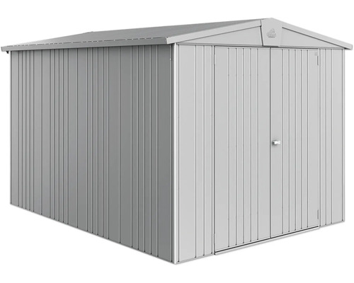 Metalen tuinkast met dubbele deur