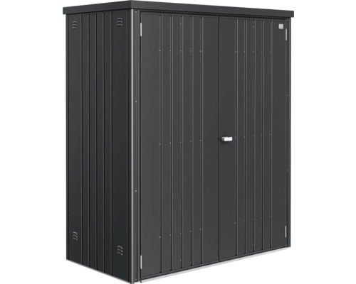 Metalen tuinhuis met dubbele deur voor buiten