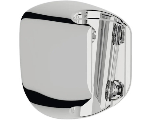 Zilverkleurige douchestanghouder