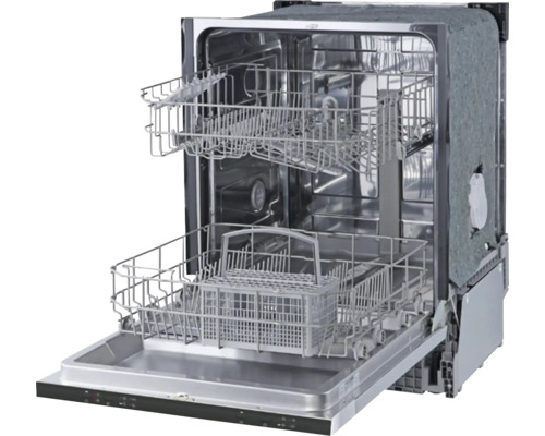 Open vaatwasser met vaatwaskorven