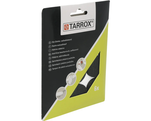 Verpakking zelfklevende viltglijders van Tarrox