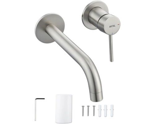 Avital wandkraan met accessoires