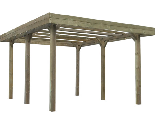 Houten pergola voor de tuin