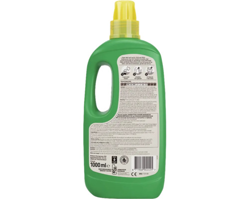 Fles vloeibare meststof met een inhoud van 1000 ml