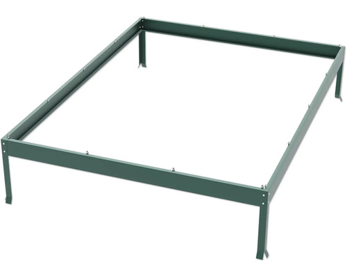 Frameconstructie voor een verhoogde tuinbak van metaal