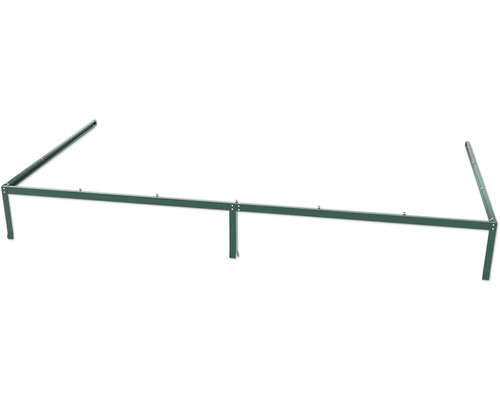 Metalen frameconstructie voor een tuinproject