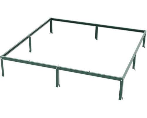 Metalen frame voor tuinhuis fundering