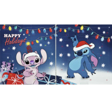 Disney Stitch adventskalender met figuren en feestdagenmotieven