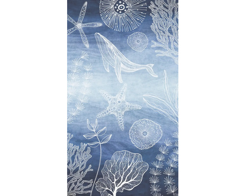 A.S. CRÉATION Fotobehang vlies 77060-1 Lilly & Luis onderwaterwereld blauw